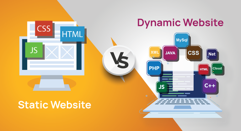 difference between static and dynamic website